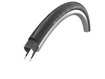 SCHWALBE Neumático LUGANO II ENDURANCE (25-622) 700x25C Active 50EPI 490g Negro