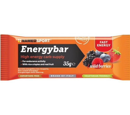 NAMEDSPORT Barrita ENERGYBAR frutos del bosque 35g