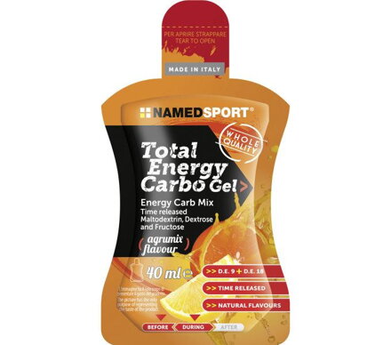 NAMEDSPORT Gel TOTAL ENERGY CARBO cítricos 40ml