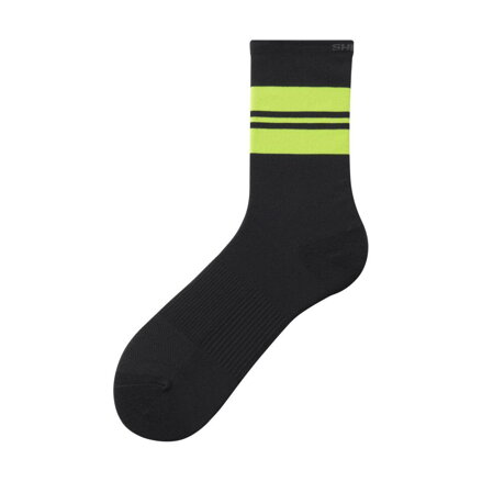 Calcetines SHIMANO ORIGINAL TALL negro/raya amarilla