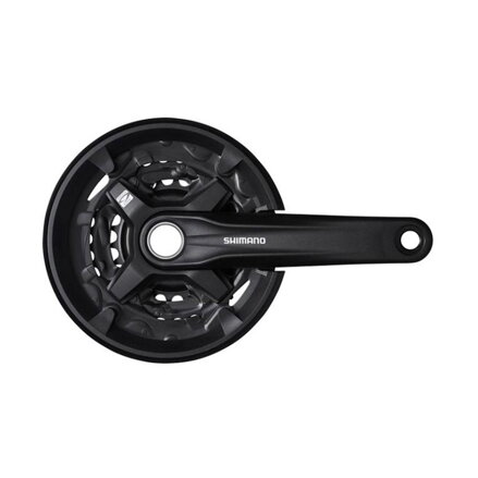 SHIMANO Medio Altus FC-MT210 175mm 40/30/22 9-k. negro con tapa de dos piezas sin rodamiento