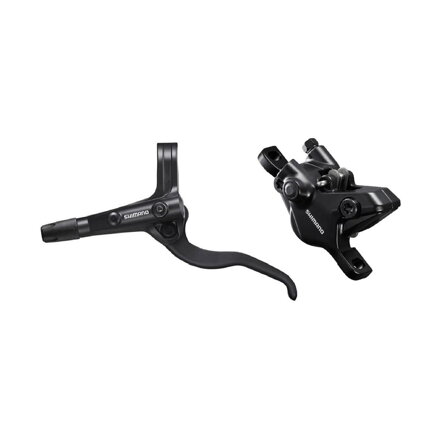 SHIMANO Freno hidr. E-MT410 BL-MT401/BR-MT410 frontal negro Montaje en poste Manguera de 1000 mm + placa. B05S