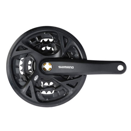 Centro SHIMANO Acera FC-M371 175mm 48/36/26z. 9k. negro con tapa cuadrada