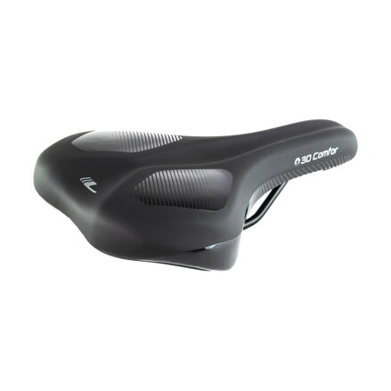 LONGUS Sillín 3D COMFOR L viscoelástico negro