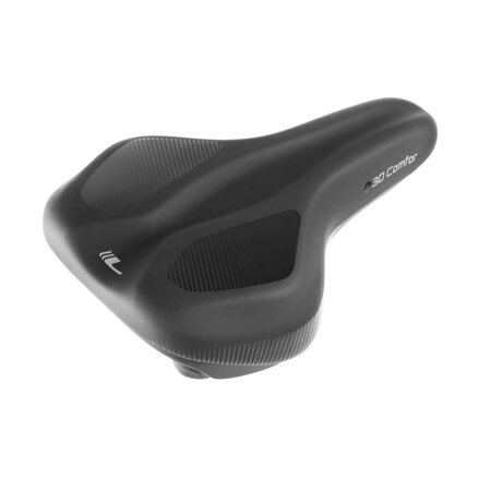 LONGUS Sillín 3D COMFOR XL viscoelástico negro