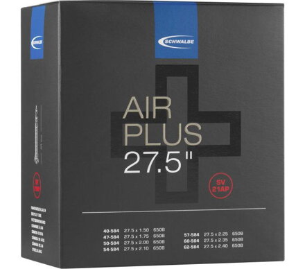 SCHWALBE Tubo AIR PLUS SV12AP 27.5x1.50/2.40 FV(40/62-584) 40mm 305g