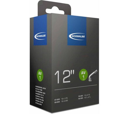 SCHWALBE Tubo AV1 45° 12x1.75/2.10 AV 40mm 45° (47/62-203) 80g