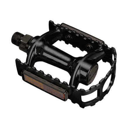 LONGUS Pedales CAST MTB AL negro, bola, fundido
