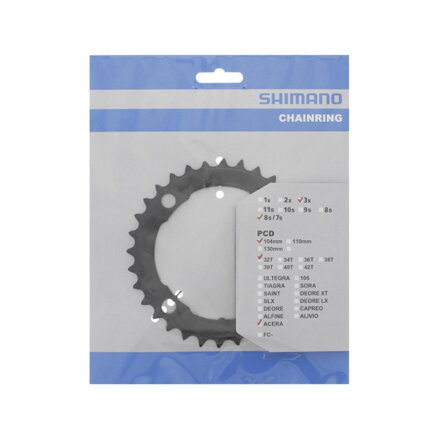 SHIMANO Convertidor 32z a FC-M361 negro 104mm