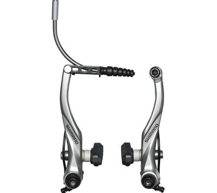 SHIMANO Alivo V-brake BR-T4000 plateado con tubo guía