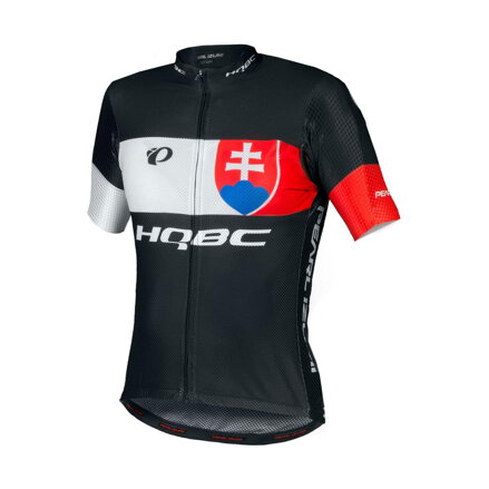 HQBC Maillot QPI SK TEAM LADY manga corta negro/rojo