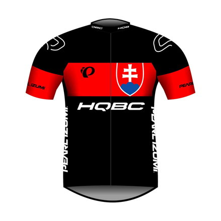 HQBC Camiseta QPI SK TEAM 2021 manga corta negro/rojo