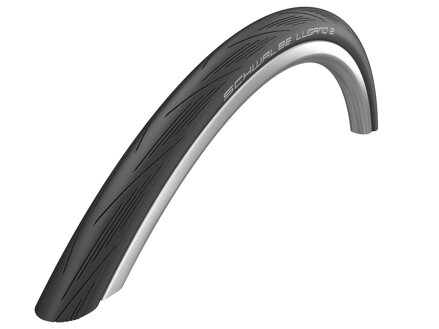 SCHWALBE Neumático LUGANO II (25-622) 700x25C Active 50EPI K-Guard 405g Negro