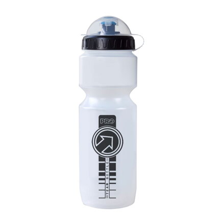 Botella PRO TEAM con tapa transparente 800ml