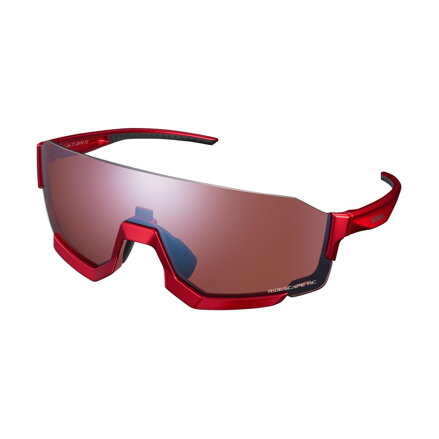 Gafas SHIMANO AEROLITE2 rojo metalizado Ridescape Alto Contraste