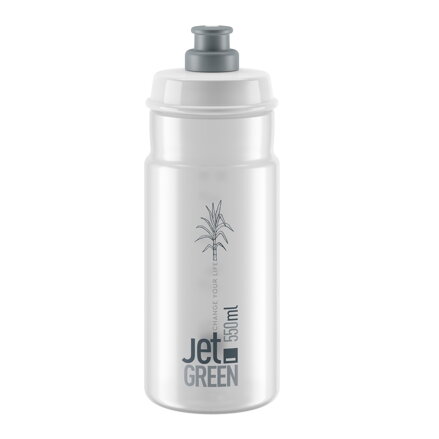 Botella ELITE JET GREEN 550 transparente