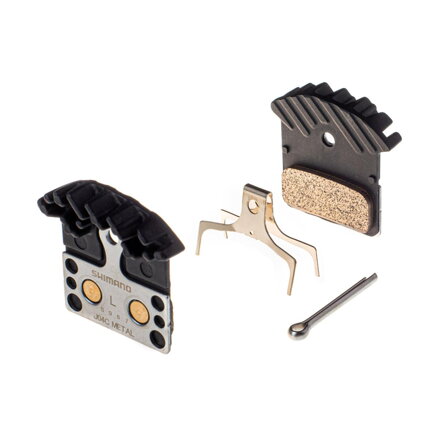 Pastillas de freno SHIMANO. metal con refrigerador J04C XTR/XT/SLX/ALFINE/SHIMANO
