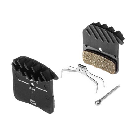 Pastillas de freno SHIMANO. resina con enfriador H03A XT/SAINT/ZEE