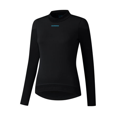 SHIMANO Camiseta mujer BEAUFORT LONG BASE LAYER negro