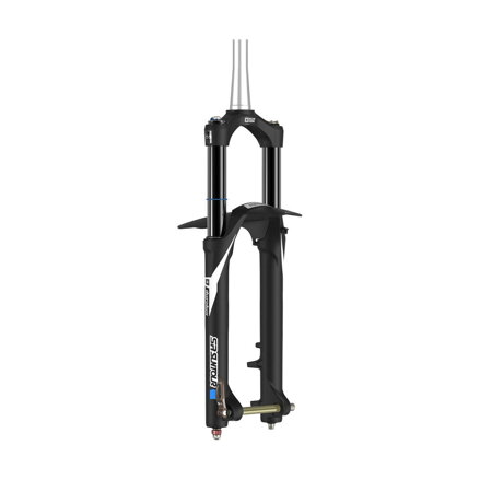 SR SUNTOUR Horquilla DUROLUX Boost EQ R2C2 PCS 160 15QLC2Ti-110 27.5 CTS negro mate
