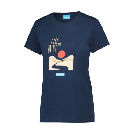 Camiseta SHIMANO mujer GRAPHIC TEE azul marino