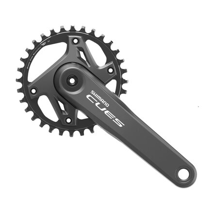 Tacos centrales SHIMANO FC-U6000 175mm 32z. 10/09/11-k. negro de dos piezas sin rodamientos