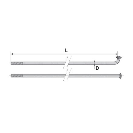 MACH1 Spike Inox Plus 2/258 OEM 10uds