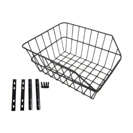 Cesta LONGUS CUBBY para soporte de alambre de acero negro