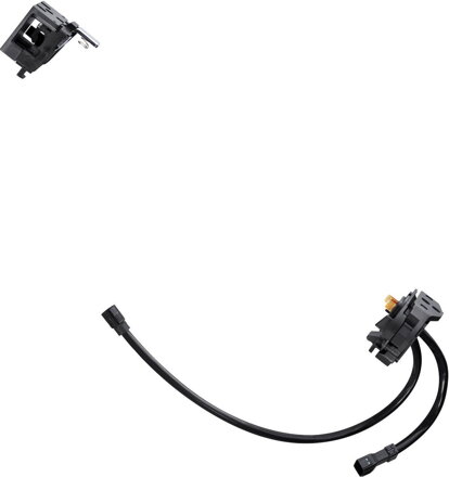 SHIMANO Soporte BM-E8030 para linternas STEPS BT-E8035/E8036 en marco sin cerradura con cable 400mm negro