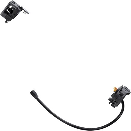 SHIMANO Soporte para linterna STEPS BM-EN800 para marco sin cerradura con cable 250mm negro