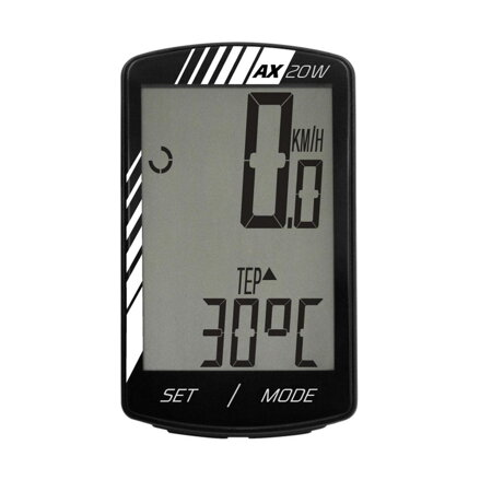 LONGUS Ciclismo ordenador AX-20W 20f negro