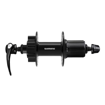 Buje trasero SHIMANO FH-QB400 36d. RU 9/8/10-k. negro 6 agujeros. carrete