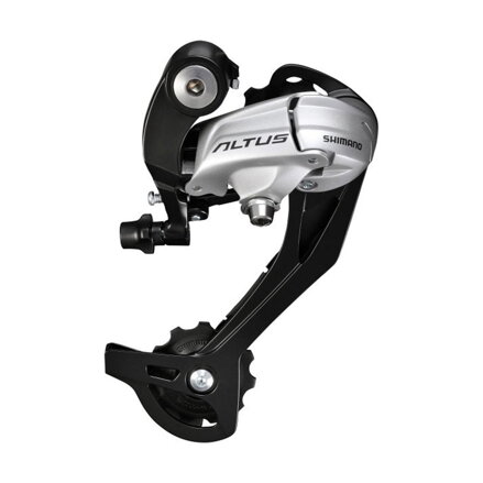 Cambio SHIMANO Altus RD-M370 de 9 velocidades. correa plateada súper larga