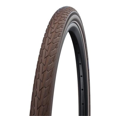 SCHWALBE Neumático ROAD CRUISER (47-559) 26x1.75 Active 50EPI K-Guard 720g Marrón reflex