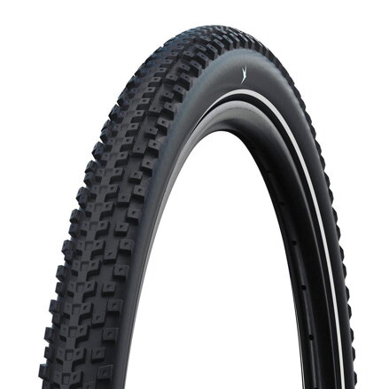 Neumático SCHWALBE ADVANCER HYBRID (60-584) 27,5x2,35 Active 50EPI PunctureGuard 870g Negro reflex Verde NUEVO25