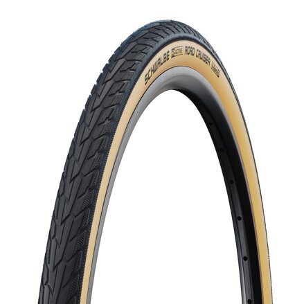 SCHWALBE Neumático ROAD CRUISER (47-559) 26x1.75 Active 50EPI K-Guard 720g GumWall Verde