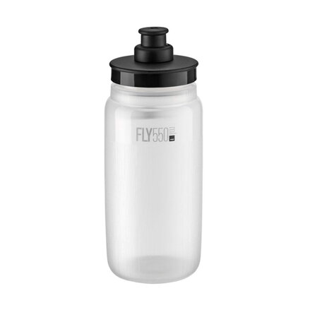 Botella ELITE FLY TEX 550 tapa negra transparente