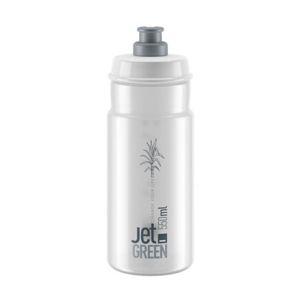 Botella ELITE JET GREEN 550 transparente