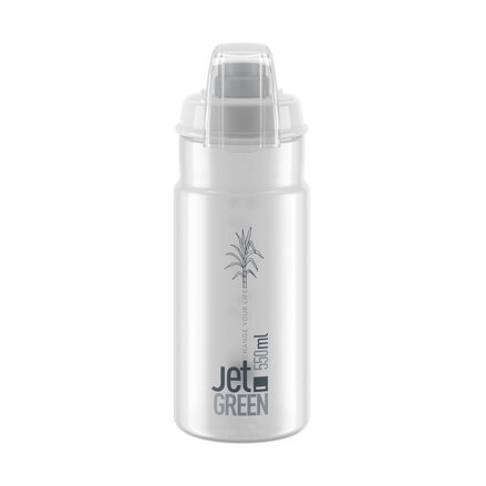 Botella ELITE JET GREEN PLUS 550 transparente