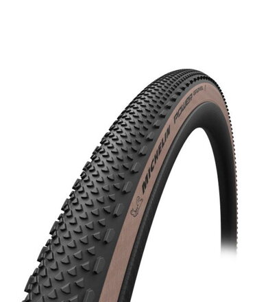Neumático MICHELIN POWER GRAVEL 700x35C (35-622) 3x120TPI 415g marrón