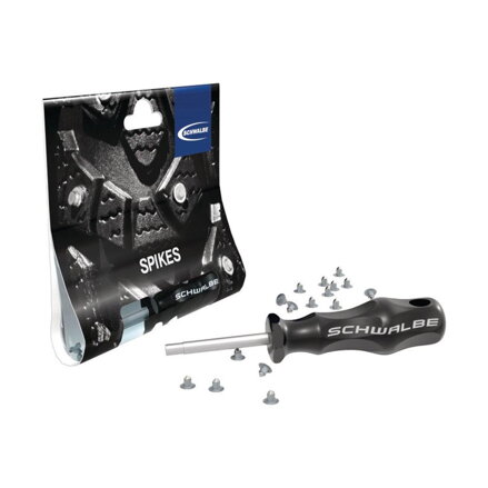 SCHWALBE Herramienta de púas para abrigos de invierno + 50 púas