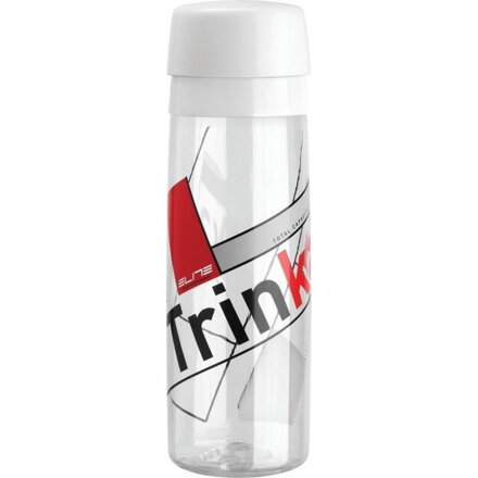 Botella TRINKA 700ml transparente/rojo