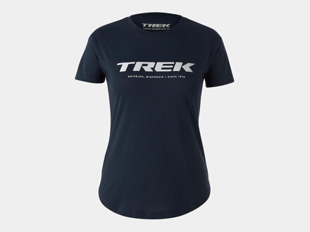 Camiseta Bontrager Mujer Trek Origin Logo azul Mod. 2022
