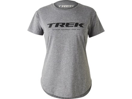Camiseta Bontrager Mujer Trek Origin Logo gris Mod. 2022