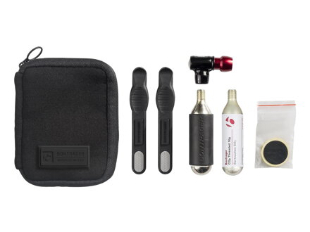 Juego de fijaciones y cámara de aire Bontrager Flat Pack