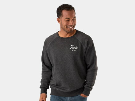 Sudadera Bontrager Trek Script con cuello redondo gris