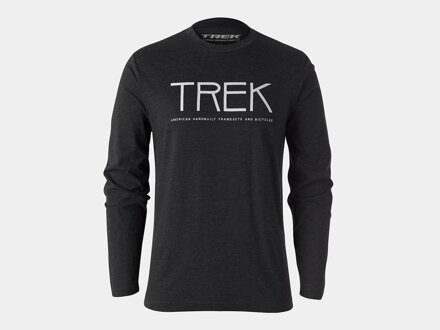 Camiseta Bontrager Trek Stick Logo LS negro Mod. 2022