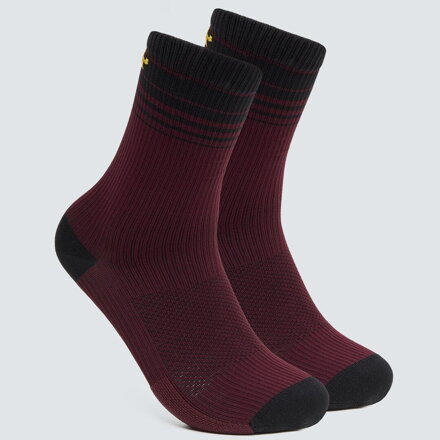 Calcetines Oakley B1B MTB largos burdeos