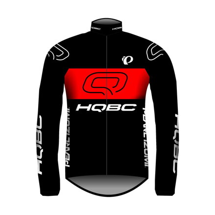 Chaqueta cortavientos QPI TEAM 2021 negro/rojo