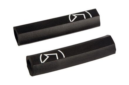 Tiradores SILICONA hexagonal negro